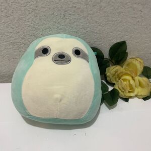 Squishmallows Aqua Sloth 8-inches Kellytoy Plush Stuffed Animal